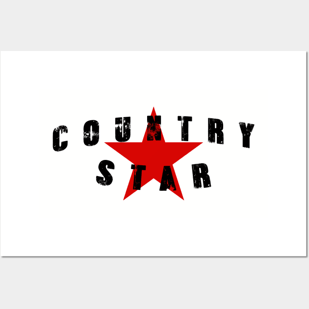 Country Star Wall Art by AllAmerican